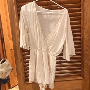BB Dakota white romper